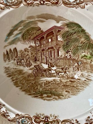 Bowl / ensaladera vintage Heritage Hall Staffordsh