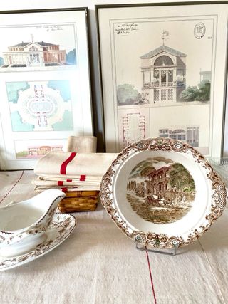 Bowl / ensaladera vintage Heritage Hall Staffordsh