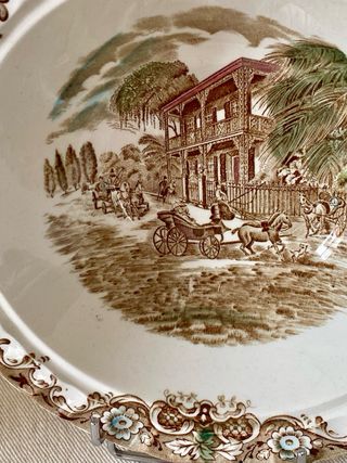 Bowl / ensaladera vintage Heritage Hall Staffordsh