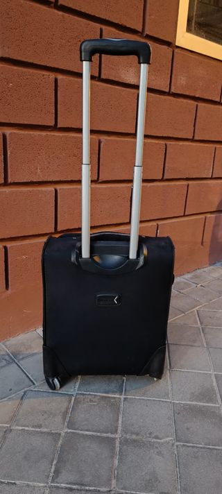 Maleta de viaje Benzi negra y gris 4 ruedas