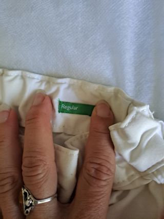 Pantaloni bianchi Benetton bambino