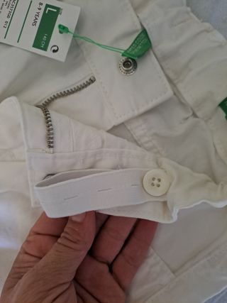 Pantaloni bianchi Benetton bambino
