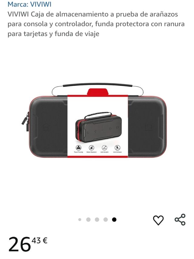 Estuche VIVIWI para Nintendo Switch