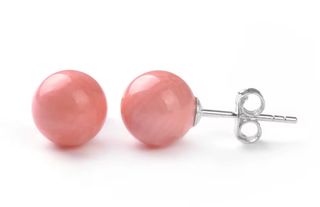 Pendientes de piedra coral