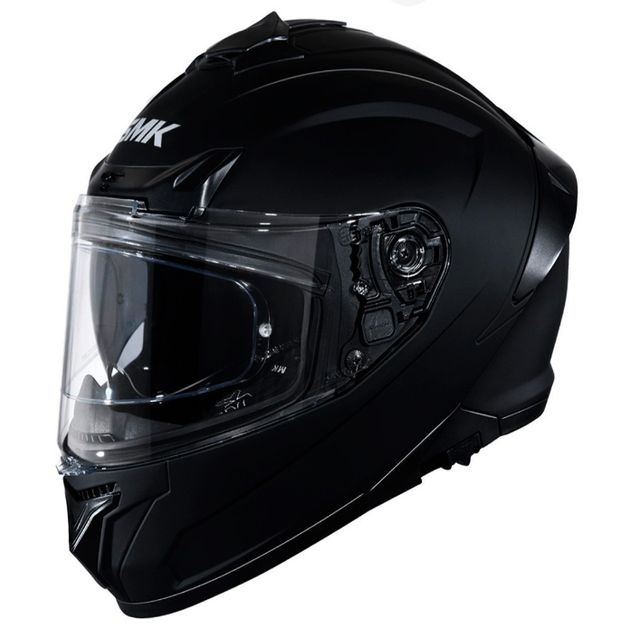 Casco SMK Integral Typhoon Negro Brillante XL