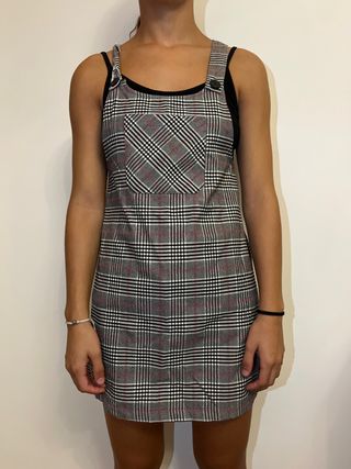 Vestido de tirantes a cuadros