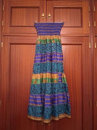 Falda Rociera Multicolor Talla Única