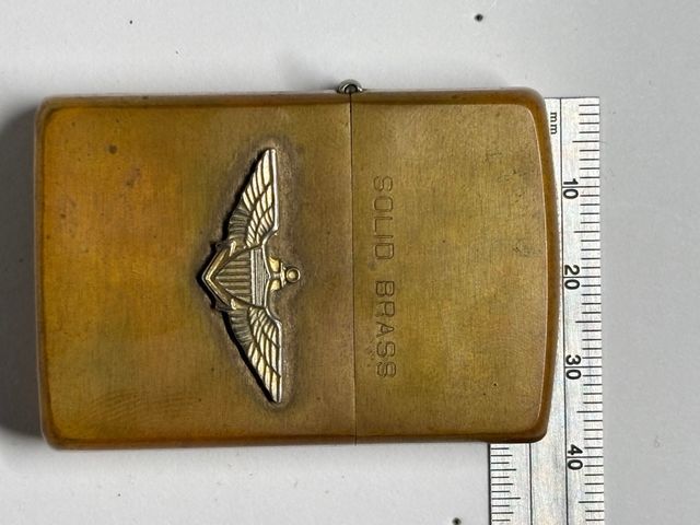 Zippo Solid Brass 1990 Bradford PA