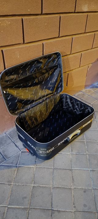 Talla Grande Maleta de viaje negra 2 ruedas