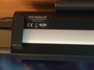 Woxter Big Bass 310 Barra de Sonido Negra