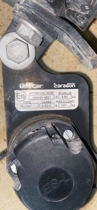 Barra de remolque completa