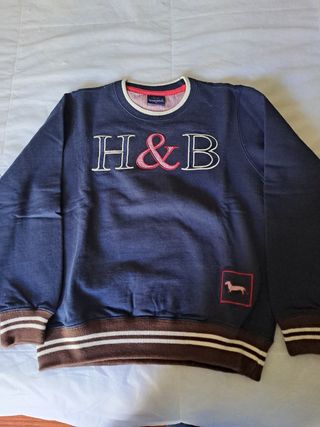 Felpa H&B bambino blu
