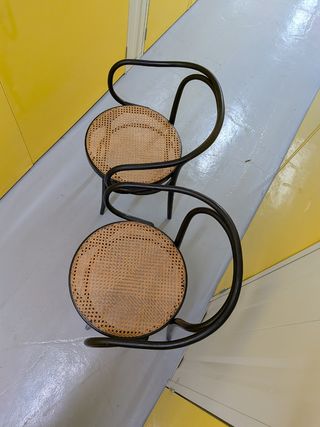 3 Sillas Thonet 209 Madera Curvada Negras