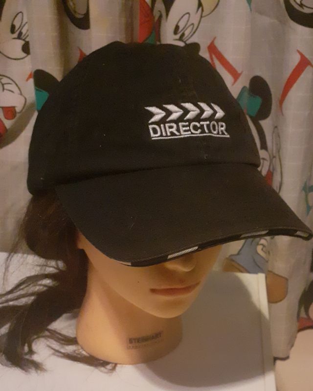 Gorra de director negra