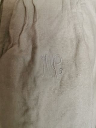 Camisón de lino crudo