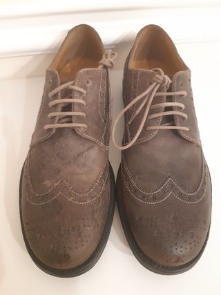 Scarpe donna Geox marroni con lacci