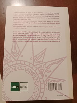 Análisis de datos en psicología I (UNIDAD DIDÁC...