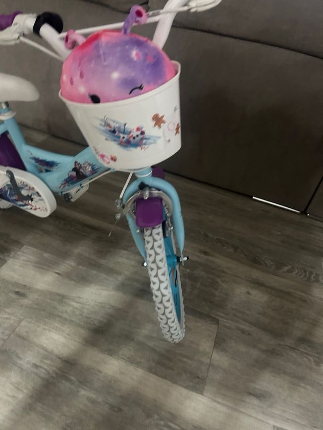 Bicicleta Frozen Niña 16 con Ruedines