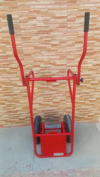 Carretilla plegable roja