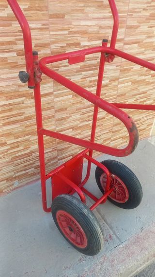 Carretilla plegable roja
