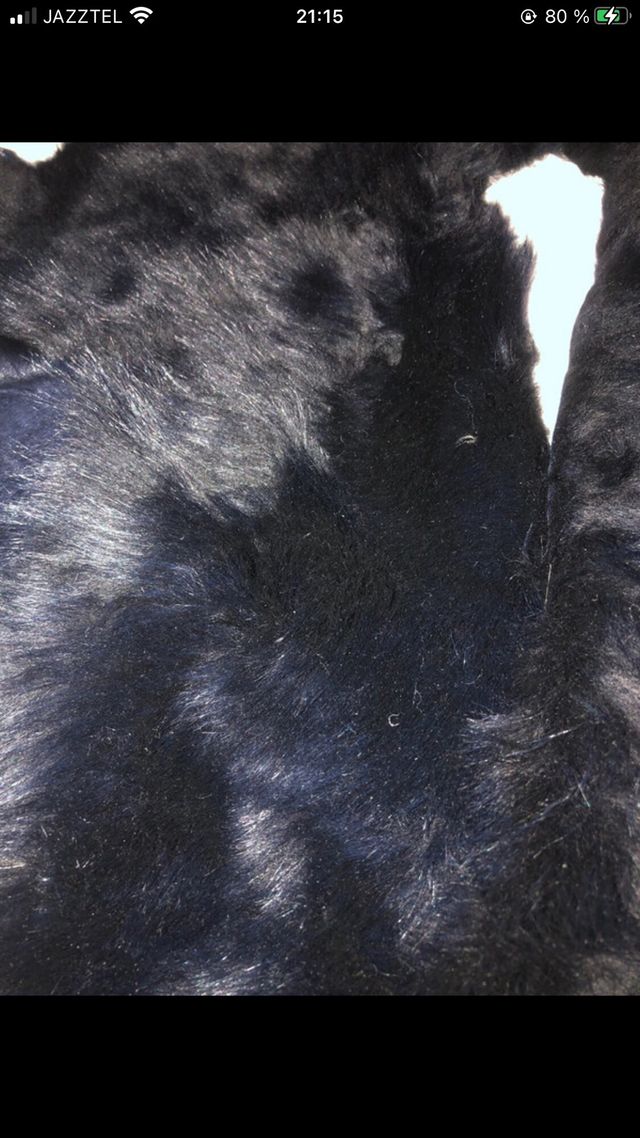 Retal de piel y pelo natural