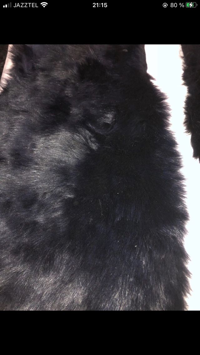 Retal de piel y pelo natural