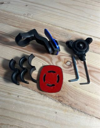 Soporte móvil bici amortiguador Quad Lock