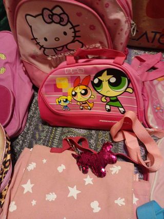 Lote Mochila y Bolso Infantil Niña