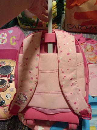Lote Mochila y Bolso Infantil Niña