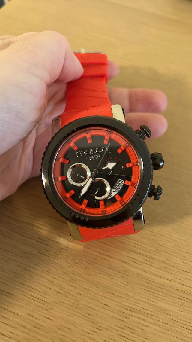 Reloj Mulco M10 Negro y Rojo