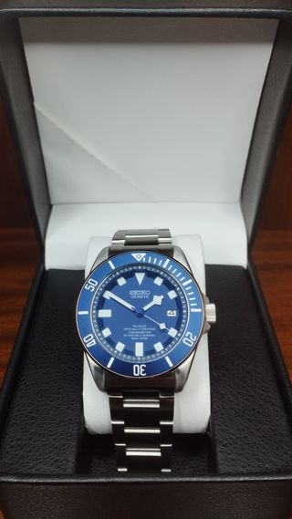 Reloj Seiko Mod Pelagos Azul y Blanco