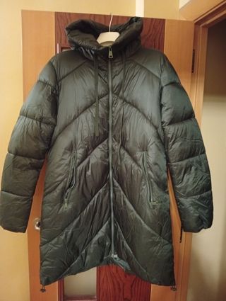 Abrigo Plumas Verde