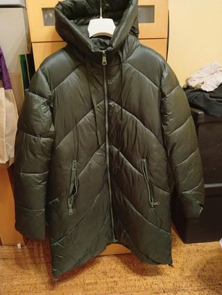 Abrigo Plumas Verde