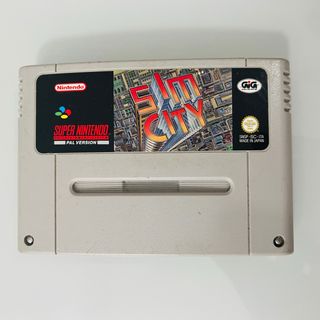 Sim City SNES PAL Version Nintendo Retrogaming