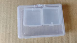 Caja de almacenamiento de plástico transparente