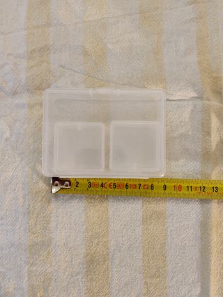 Caja de almacenamiento de plástico transparente