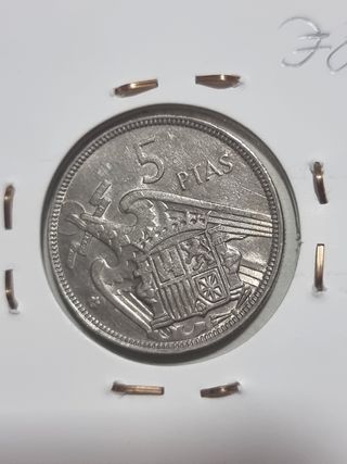 Moneda 5 Pts Franco 1957
