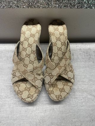 Tacchi Gucci Donna Beige