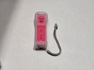 1 controller Wii originale rosa con movimento con cover