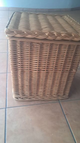 Canasto de mimbre grande