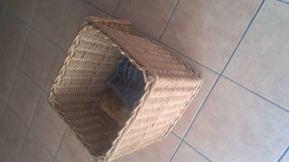 Canasto de mimbre grande