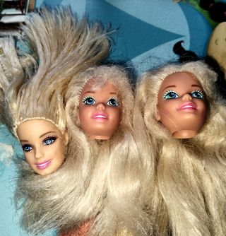 Teste Barbie bionde da recupero 