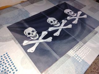 Bandiera Pirata Teschi e Clessidre