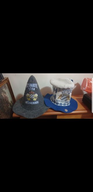 2 Cappelli Oktoberfest Blu e Grigio