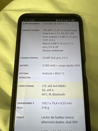 Xiaomi Mi 10T Pro Negro