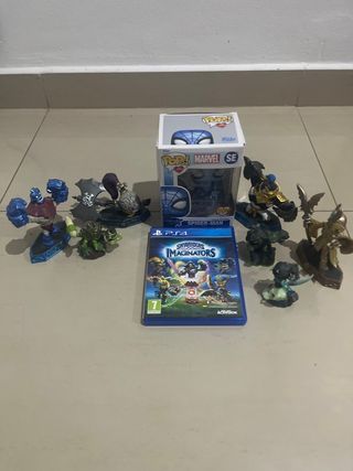 Funko Pop Spider-Man y Skylanders Imaginators