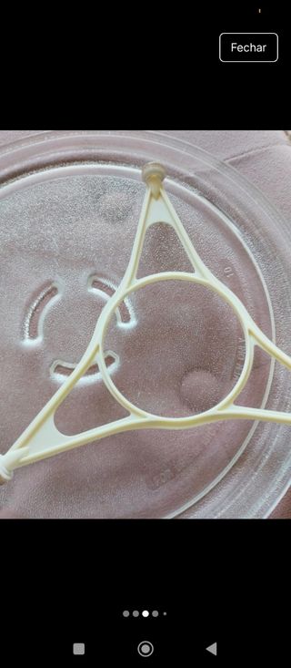 Prato giratório para micro-ondas