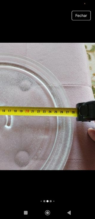 Prato giratório para micro-ondas