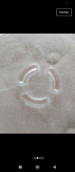 Prato giratório para micro-ondas