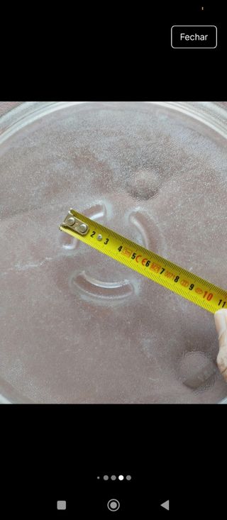 Prato giratório para micro-ondas